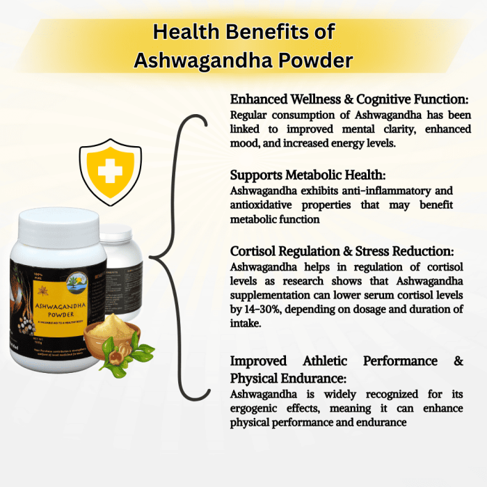 Pure Ashwagandha root powder for stress relief