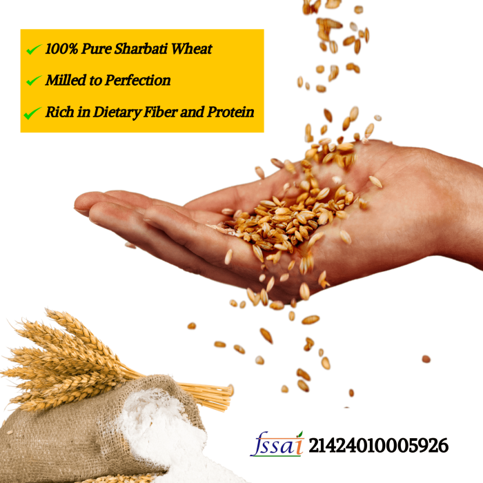 Best sharbati wheat flour