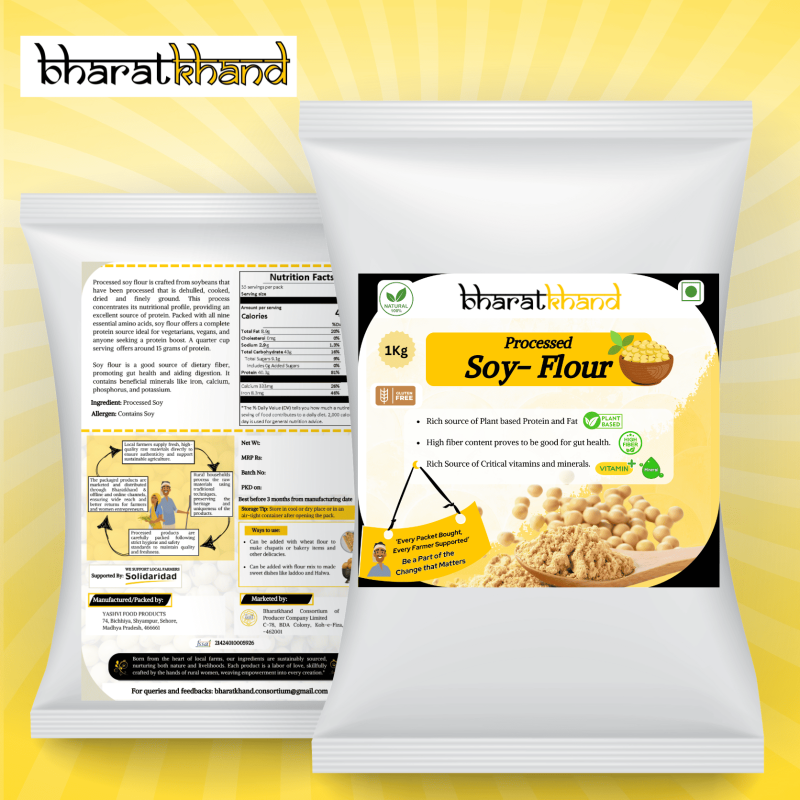 Soybean flour for cooking