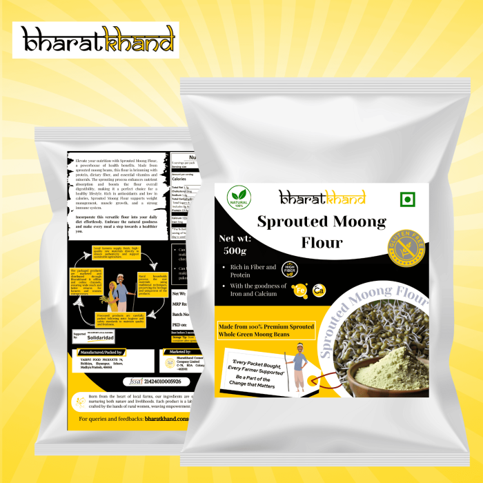 Best sprouted moong flour for breakfast