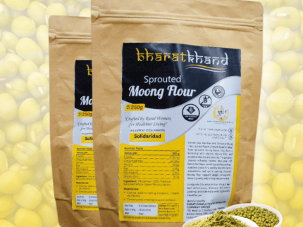 Green Sprouted Moong Flour