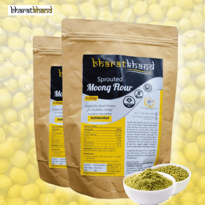 Green Sprouted Moong Flour
